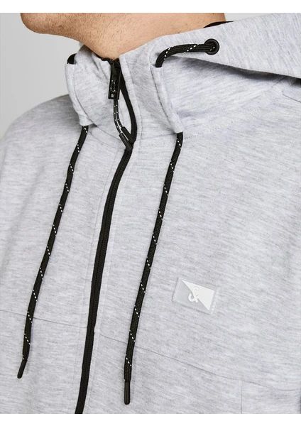 Jack & Jones Kapüşonlu Logolu Sweatshirt-Air