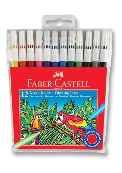 Yıkanabilir Keçeli Kalem 12'li