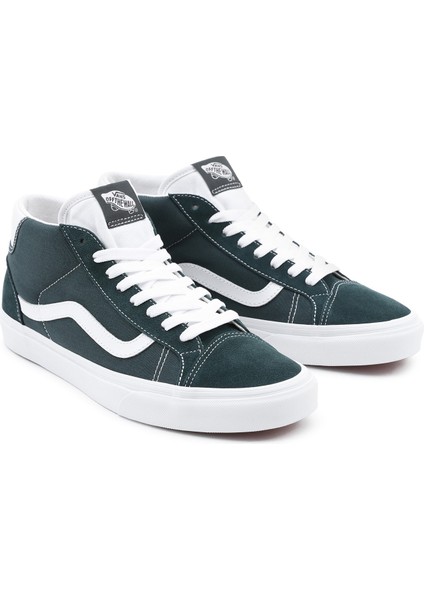 Ua Mid Skool 37 Darkest Spruce/true White Unisex Spor Ayakkabısı