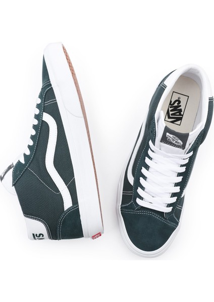 Ua Mid Skool 37 Darkest Spruce/true White Unisex Spor Ayakkabısı fırsatları