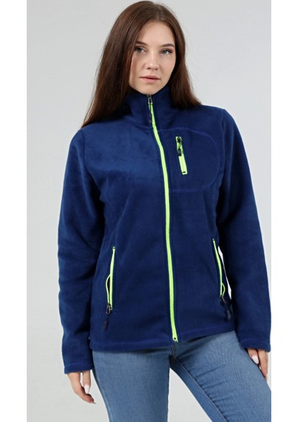 Genıus Store Kadın Polar Tam Fermuarlı Outdoor 3 Cepli Polar Ceket fiyatları