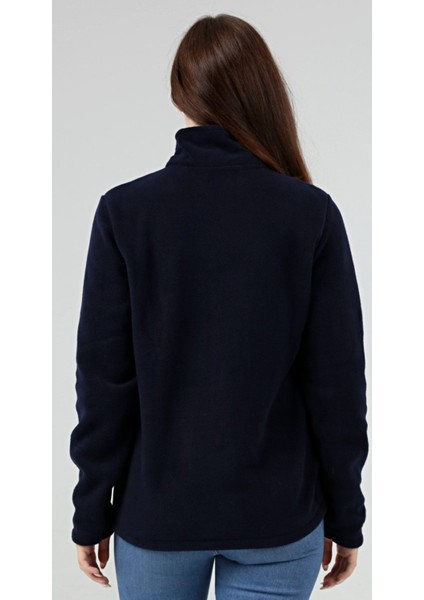 Genıus Store Kadın Polar Yarım Fermuarlı Outdoor Cepli Polar modelleri