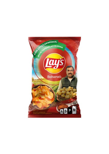 Baharatlı Patates Cipsi Parti Boy 150 gr * 6 Adet