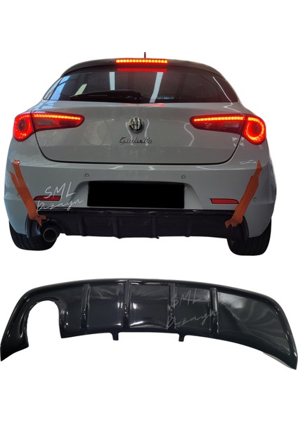 Alfa Romeo Giulietta-Difüzör-Soldan-Çıkış-Arka-Ek (Plastik)