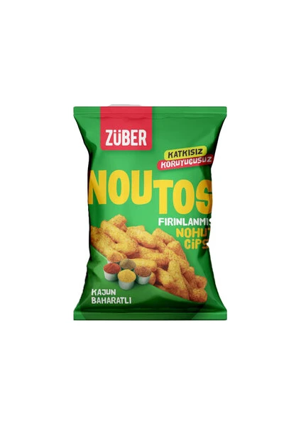 Noutos Fırınlanmış Nohut Cips Kajun Bah.