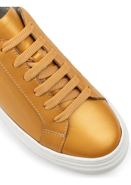 Deri Sarı Sneaker Kadın Ayakkabı indirimleri