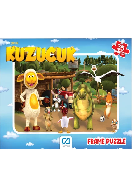 Ca Games +3 Yaş Kuzucuk 35 Parça Frame Puzzle 5168 (Ca Games)