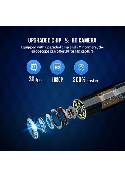 Nıdage Wifi 5.5mm 1080P Hd Borescope Inceleme Kamerası fiyatları