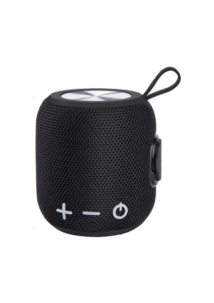 Siyah Mini Taşınabilir Bluetooth Hoparlör Kablosuz Woofer Açık Loud 360 Derecelik (Yurt Dışından)