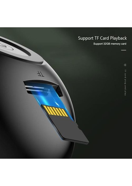 Kablosuz Renkli Gece Lambası Bluetooth Hoparlör (Yurt Dışından)