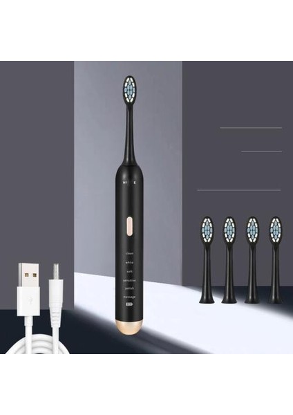 Sonic Elektrikli Diş Fırçası Şarj Edilebilir Ultrasonik Diş Fırçası (Yurt Dışından)