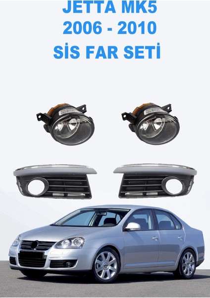 Volkswagen Jetta Mk5 2006 - 2010 Sis Far Seti Far Anahtarsız