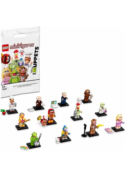 Minifigür 71033 The Muppet Show Full Set 12 Karakter modelleri