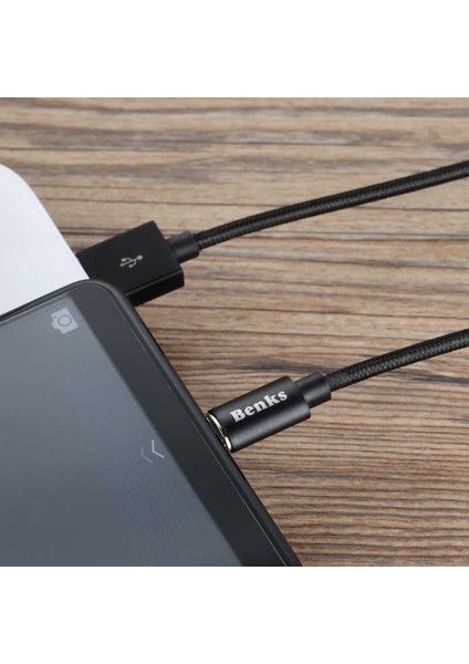 D21 Magnetic Micro USB Kablo 1.6A Mıknatıslı Şarj Kablosu 120 cm