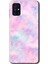 Samsung Galaxy M31S Kılıf Hd Desen Baskılı Arka Kapak + Temperli Cam - Pembe-Duman 1