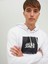 Lock Erkek Kapüşonlu Sweatshirt-Beyaz 12213245 Xl - Beyaz 5