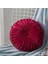 Kadife Pileli Futon Yuvarlak Yer Minderi 33X11CM 2