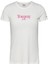 Tommy Jeans Bisiklet Yaka Beyaz Kadın T-Shirt DW0DW13696YBL Beyaz T-Shırt 1