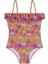 Çok Renkli Kız Çocuk Mayo SM22110228 Tropic Junior Swimsuit 1