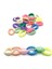 Geçmeli Zincir Boncuk Oval Mix 10 gr (30 Adet) 1