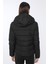 SN31 Apreskı Coat Kapsonlu Gogsu Yazılı 2 Cep Sısme Mont Siyah-Xs 2