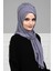 Ayşe Tasarım Çoklu Çapraz Dikim Pratik Penye Şal,krem,ps-41 1