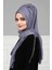 Ayşe Tasarım Çoklu Çapraz Dikim Pratik Penye Şal,krem,ps-41 2