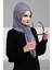 Ayşe Tasarım Çoklu Çapraz Dikim Pratik Penye Şal,krem,ps-41 4