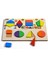 Toys Ahşap Puzzle 2'si 1 Arada Set Geometri-Tetris 2