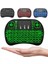 I8 Işıklı Kablosuz Şarjlı Mini Klavye Mouse Smart Tv-Pc-Tablet 2
