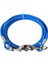 Köpek Bahçe Bağlama Halatı Mavi 6 mm 4 Metre 1
