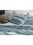 River Çok Amaçlı Çift Kişilik Yatak Örtüsü Takımı 200 x 220 cm Mavi 2