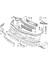 Bmw E36 Tampon Izgarası Ön Orta 1991-1998 M-Tech 51112250685 2