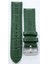Bizon Deri Saat Kordonu 22MM Yeşil Dikişli Saat Kayışı Krokodil 4