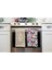 Erayshome Mutfak El Havlusu Kitchen ve Kelebek Desen Baskılı 2'li Set 1
