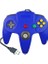 USB Kablolu N64 Denetleyicisi Gamepad Joystick Pc Oyunları Için Gamecube Için Klasik 64 Konsollar Oyunları Için Oyun Pedi | Gamepads (Mavi) (Yurt Dışından) 1