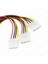 4 Pin Molex Power Çoklayıcı 1 Giriş 3 Çıkış - 2 Adet 4