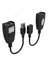 USB Extender - Cat5 / CAT5E / Cat6 Kablosu Üzerinden USB 2.0 - RJ45 Lan Uzatma Adaptörü 1