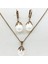 Aşina Gümüş- Elmas Montur Inci Set Swarovski Taşlı Sevgiliye Hediye 1