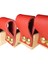 Premium Kırmızı Deri Kapı Altlığı Kapı Stoperi Stopper Kapı Durdurucu (5li Paket) 2
