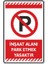 Inşaat Alanı Park Etmek Yasaktır/25x35cm/Etiket 1