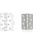Paslanmaz 10cm Oval Bilyalı Menteşe 2.2mm 1