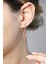 925 Ayar Gümüş Sallantılı Rose Link Küpe - K095201 2