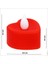LED Işıklı Pilli Tealight Kalp Mum, 4X2CM Sarı Işık - 2 Adet 2