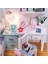Minyatür Bebek Evi Mobilya ile Diy Ahşap Dollhouse (Yurt Dışından) 4