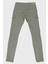 Hazel Haki Normal Bel Kargo Cepli Paçası Fermuarlı Skinny Fit Jean Pantolon C 4527-013 2