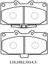 Subaru Impreza- 03/05; Ön Fren Balatası (Disk) (137X45.5X17) (Daıwa) 4