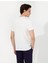 Erkek Ecru Slim Fit Baskılı Bisiklet Yaka Tişört 50254026-VR019 4