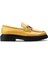 Deri Sarı Loafer Tokalı Kadın Ayakkabı 1