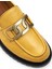 Deri Sarı Loafer Tokalı Kadın Ayakkabı 5